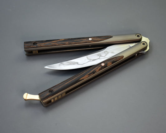 Shobu Zukuri Hamon - Wenge inlay